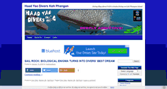 Desktop Screenshot of kohphangandivingblog.haadyaodivers.com