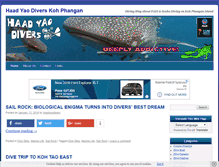 Tablet Screenshot of kohphangandivingblog.haadyaodivers.com